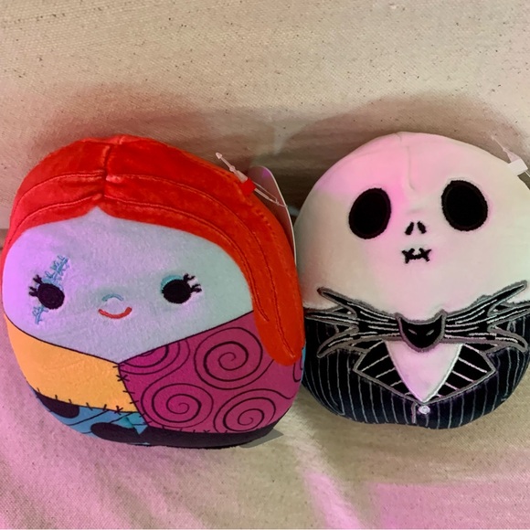 DISNEY SQUISHMALLOWS Jack & Sally 5” The Nightmare Before Christmas NEW w/Tags - Picture 14 of 16